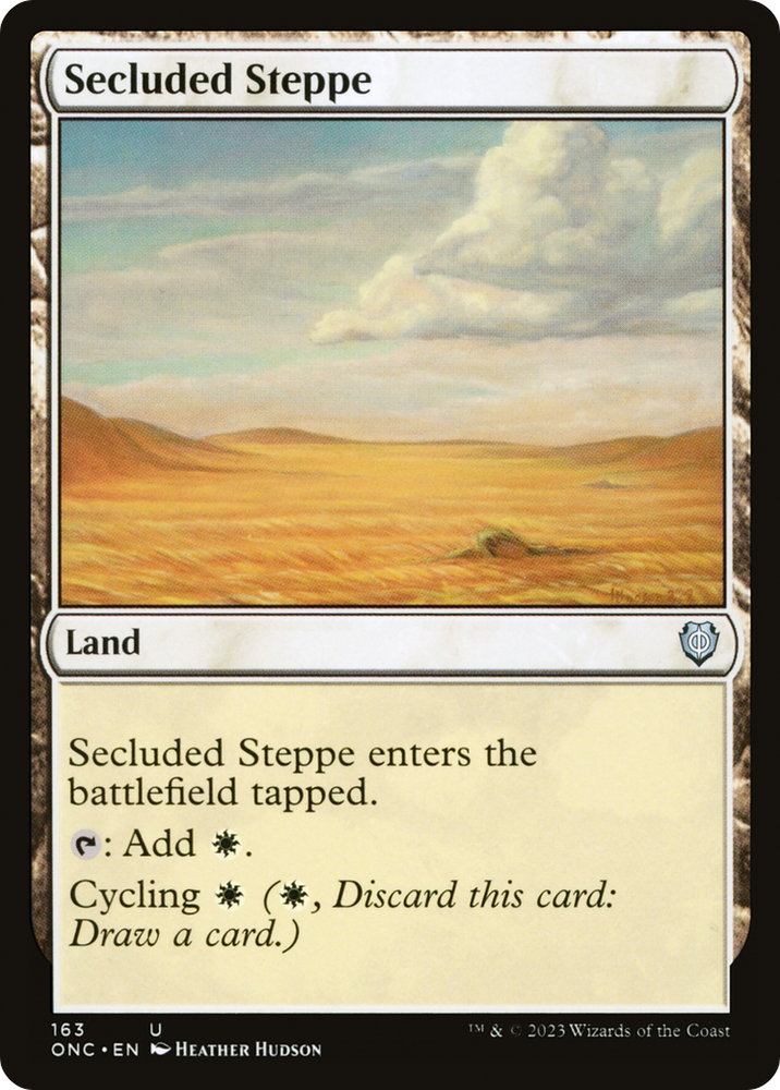 Secluded Steppe [Phyrexia: All Will Be One Commander] 