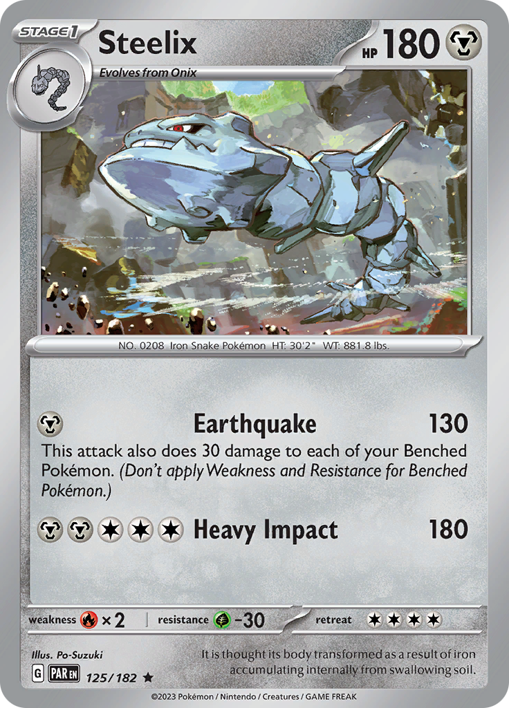 Steelix (125/182) [Scarlet & Violet: Paradox Rift] 