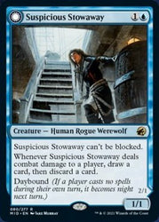 Suspicious Stowaway // Seafaring Werewolf [Innistrad: Midnight Hunt] 