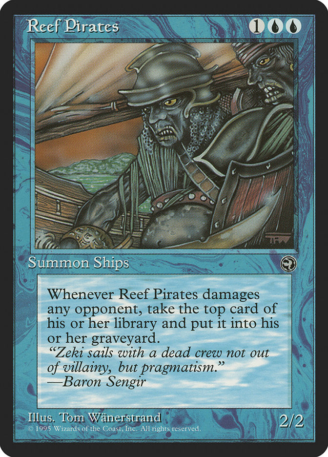 Reef Pirates (Baron Sengir Flavor Text) [Homelands] 