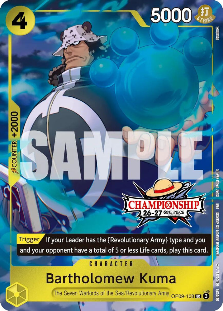 Bartholomew Kuma (CS 26-27 Celebration Pack) [One Piece Promotion Cards]