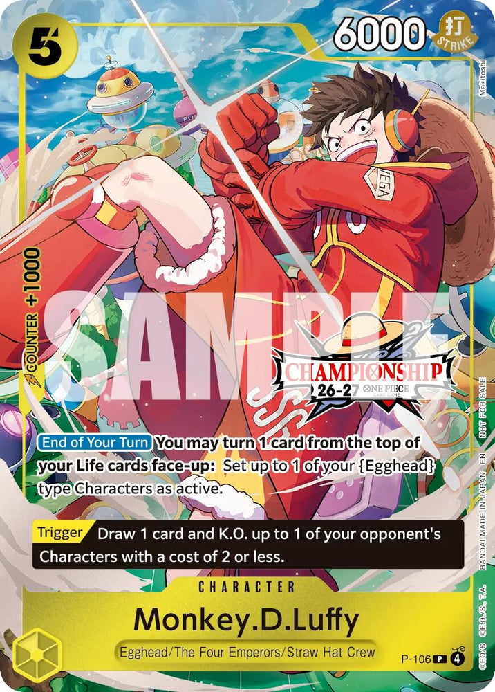 Monkey.D.Luffy (CS 26-27 Celebration Pack) [One Piece Promotion Cards]