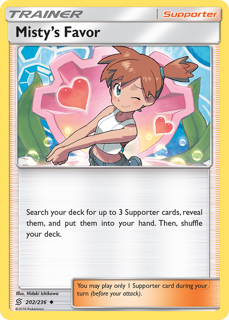 Misty's Favor (202/236) [Sun & Moon: Unified Minds]