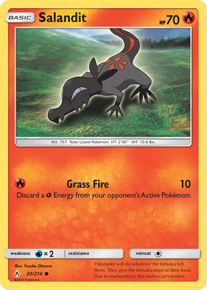 Salandit (30/214) [Sun &amp; Moon: Unbroken Bonds] 
