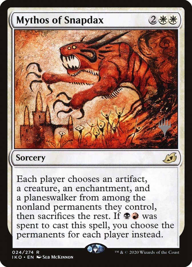 Mythos of Snapdax (Promo Pack) [Ikoria: Lair of Behemoths Promos] 