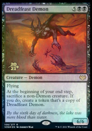 Dreadfeast Demon [Innistrad: Crimson Vow Prerelease Promos] 