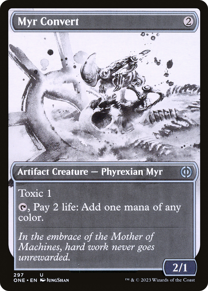 Myr Convert (Showcase Ichor) [Phyrexia: All Will Be One] 