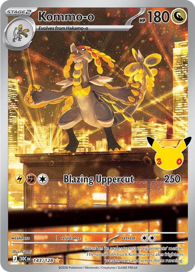 Kommo-o (143/128) [Mega Evolution: 30th Celebration]