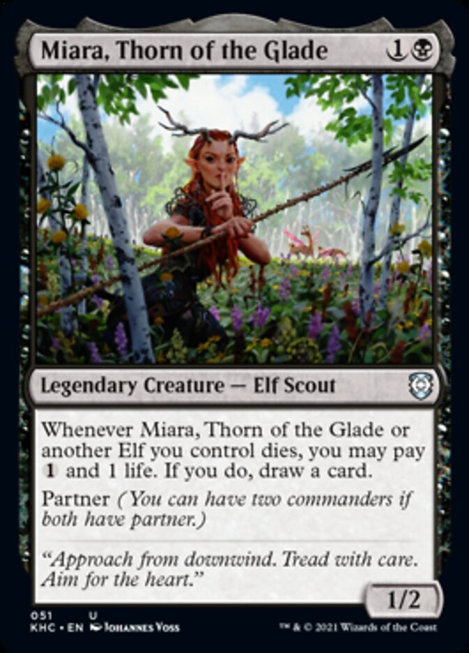 Miara, Thorn of the Glade [Kaldheim Commander] 