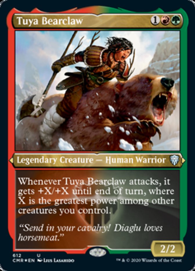 Tuya Bearclaw (Etched) [Commander Legends] 