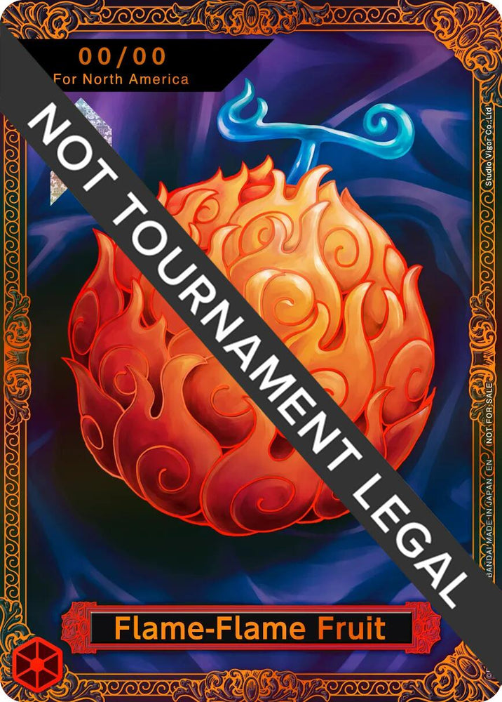 Flame-Flame Fruit Trophy Card (Flame-Flame Fruit Coliseum) [One Piece Promotion Cards]