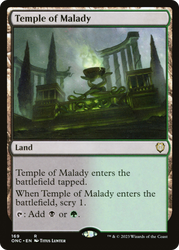 Temple of Malady [Phyrexia: All Will Be One Commander] 