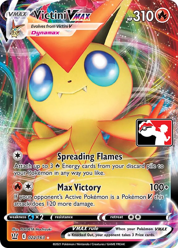 Victini VMAX (022/163) [Prize Pack Series One] 