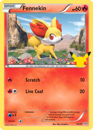 Fennekin (14/25) [McDonald's 25th Anniversary] 