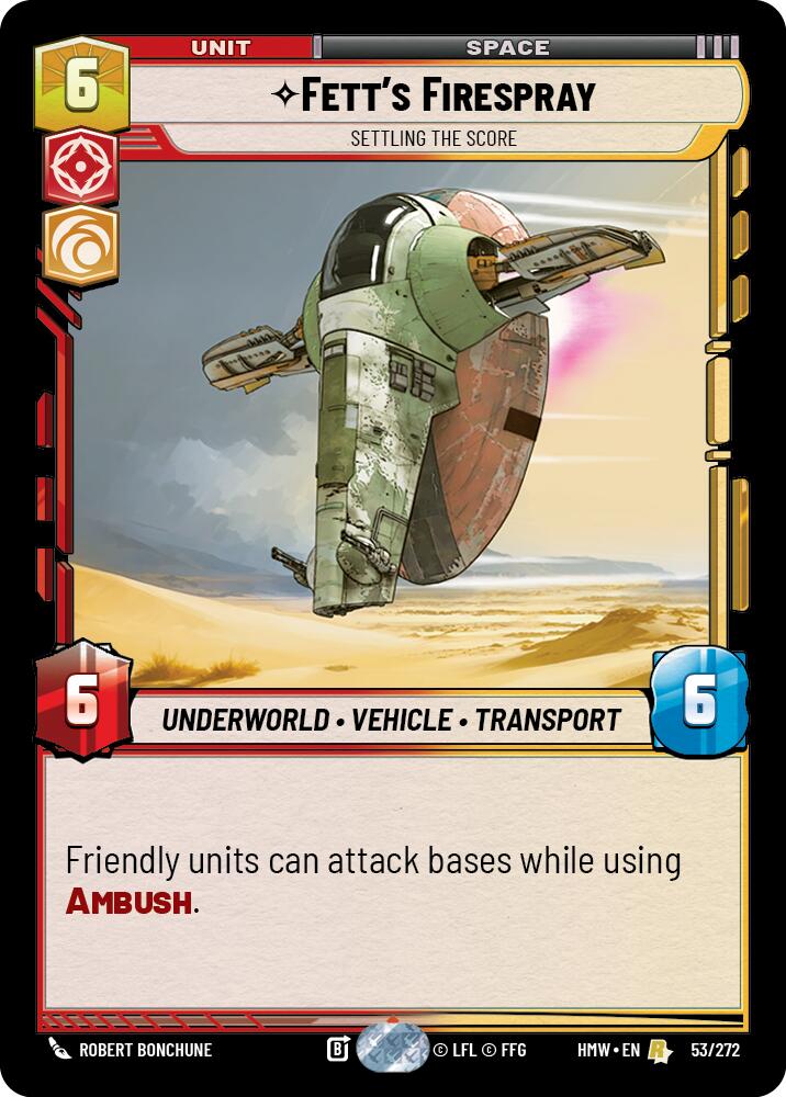 Fett's Firespray - Settling the Score (53/272) (53/272) [Homeworlds]