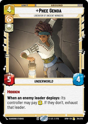 Phee Genoa - Liberator of Ancient Wonders (214/272) (214/272) [Homeworlds]