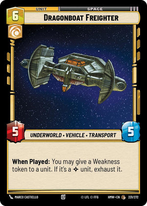 Dragonboat Freighter (231/272) (231/272) [Homeworlds]