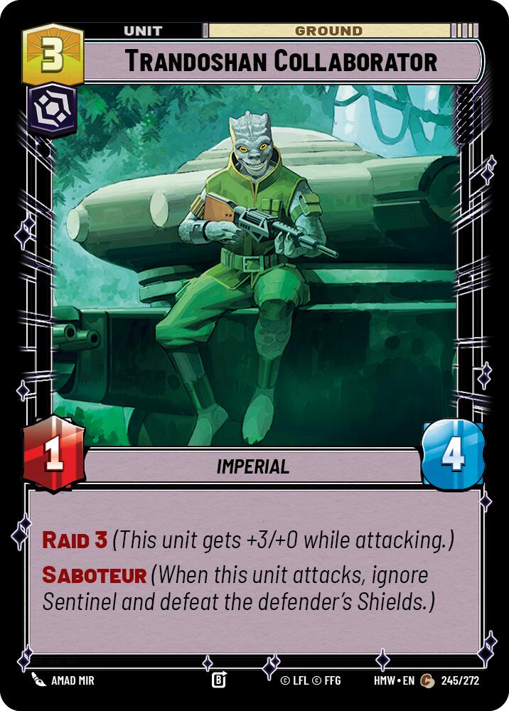 Trandoshan Collaborator (245/272) (245/272) [Homeworlds]
