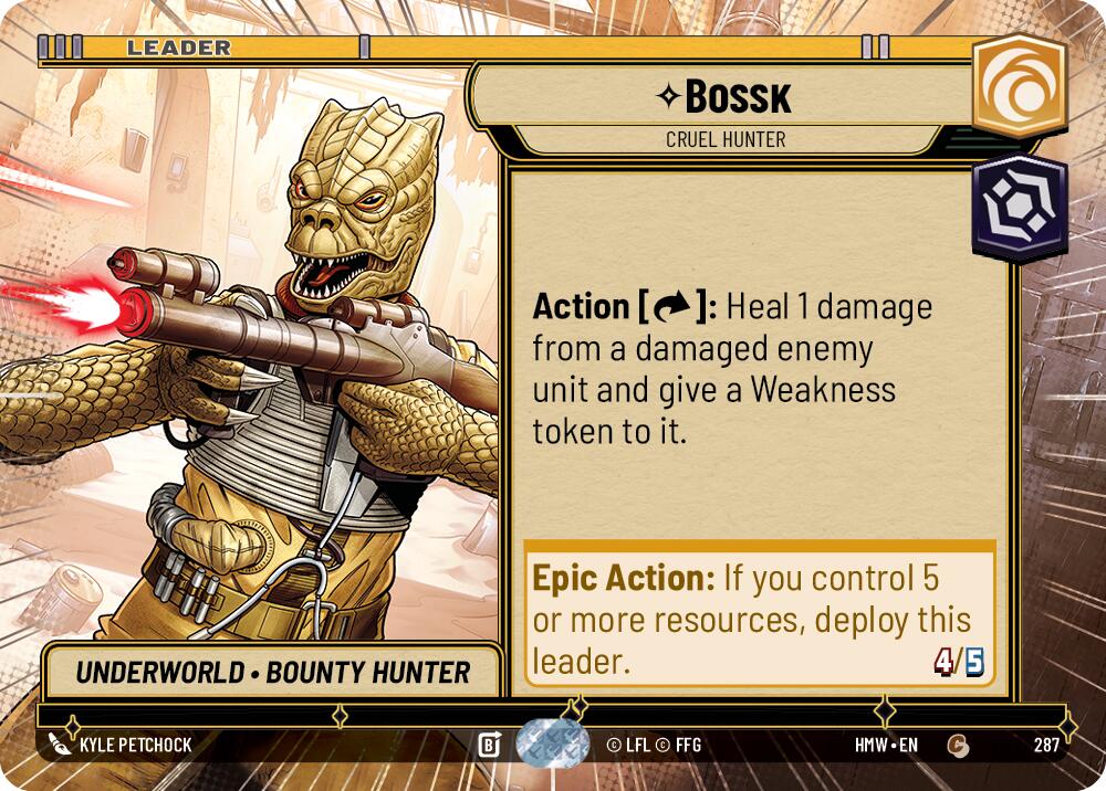Bossk - Cruel Hunter (287) (Hyperspace) (287) [Homeworlds]