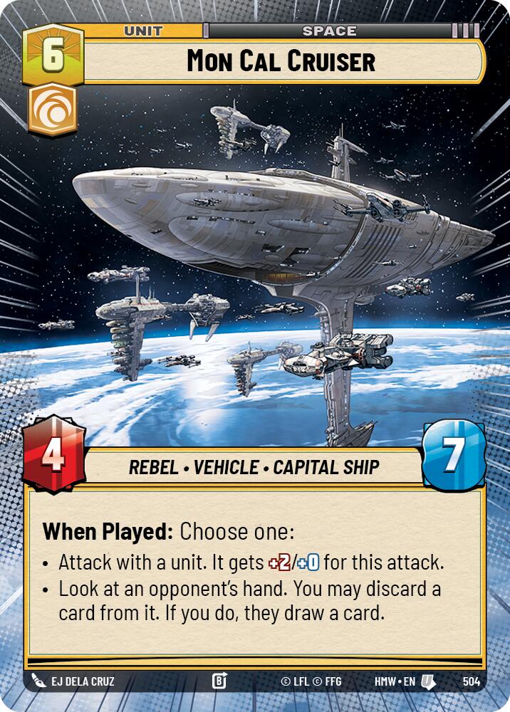 Mon Cal Cruiser (504) (Hyperspace) (504) [Homeworlds]
