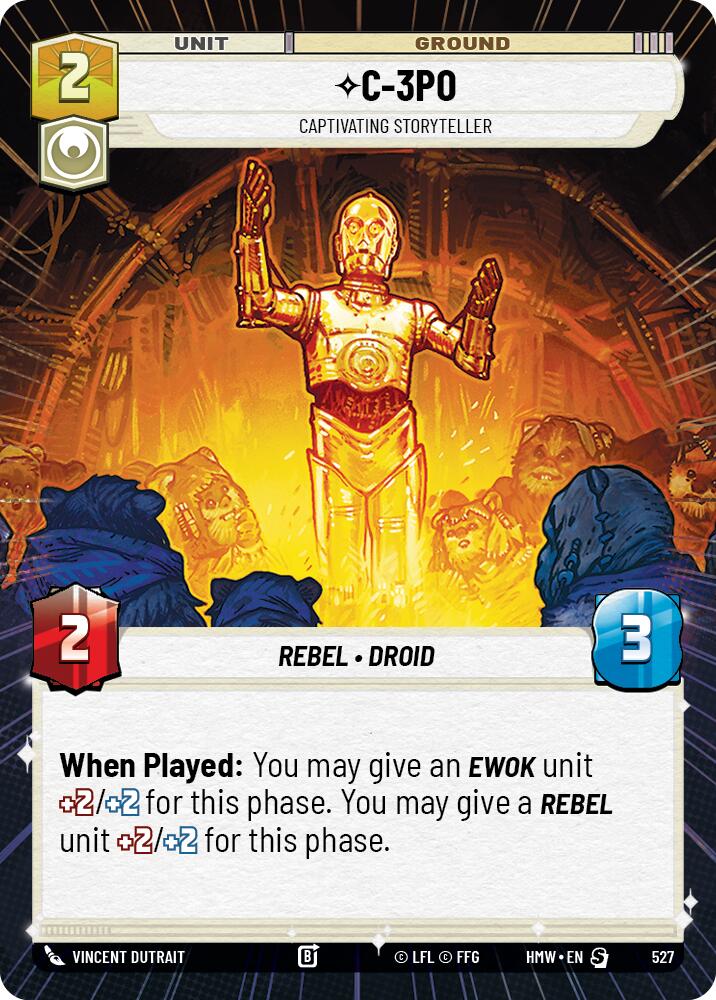 C-3PO - Captivating Storyteller (527) (Hyperspace) (527) [Homeworlds]