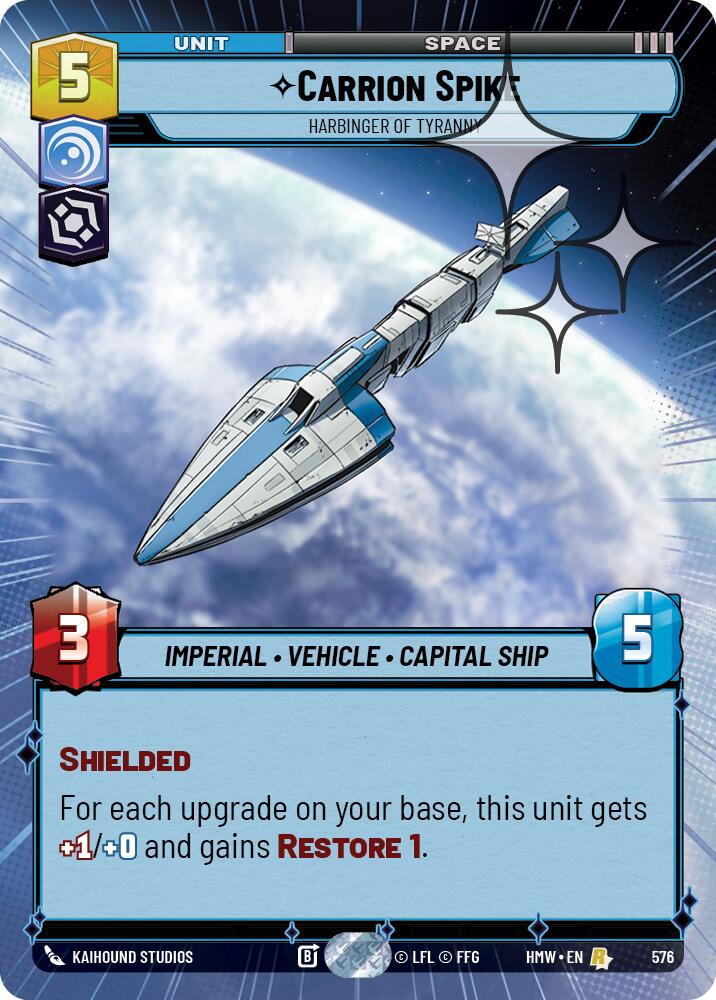 Carrion Spike - Harbinger of Tyranny (576) (Hyperspace Foil) (576) [Homeworlds]