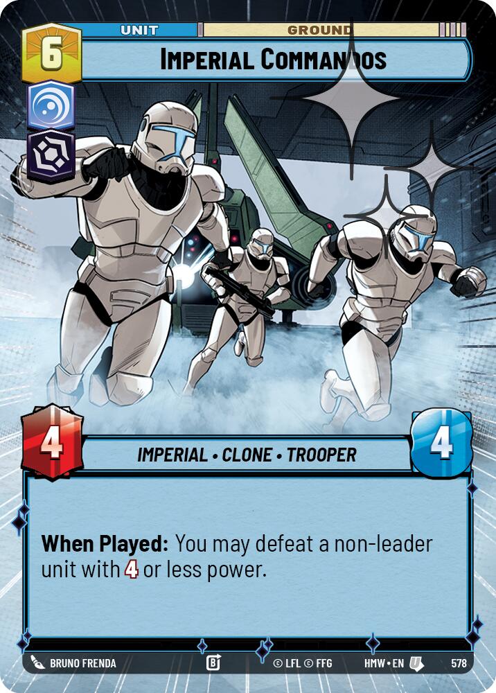 Imperial Commandos (578) (Hyperspace Foil) (578) [Homeworlds]