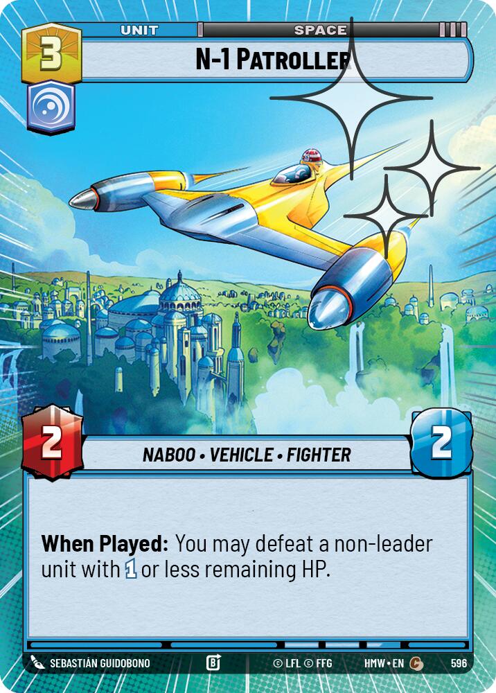 N-1 Patroller (596) (Hyperspace Foil) (596) [Homeworlds]