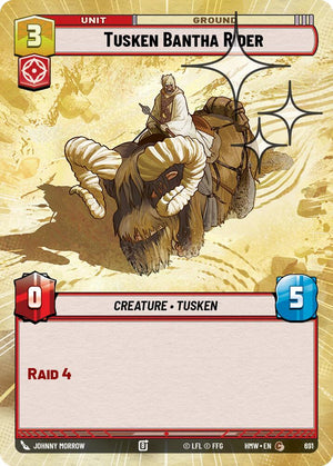 Tusken Bantha Rider (691) (Hyperspace Foil) (691) [Homeworlds]
