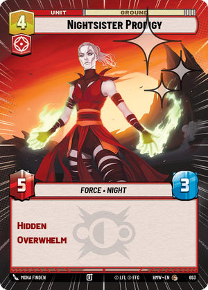 Nightsister Prodigy (693) (Hyperspace Foil) (693) [Homeworlds]