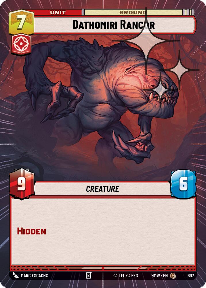 Dathomiri Rancor (697) (Hyperspace Foil) (697) [Homeworlds]