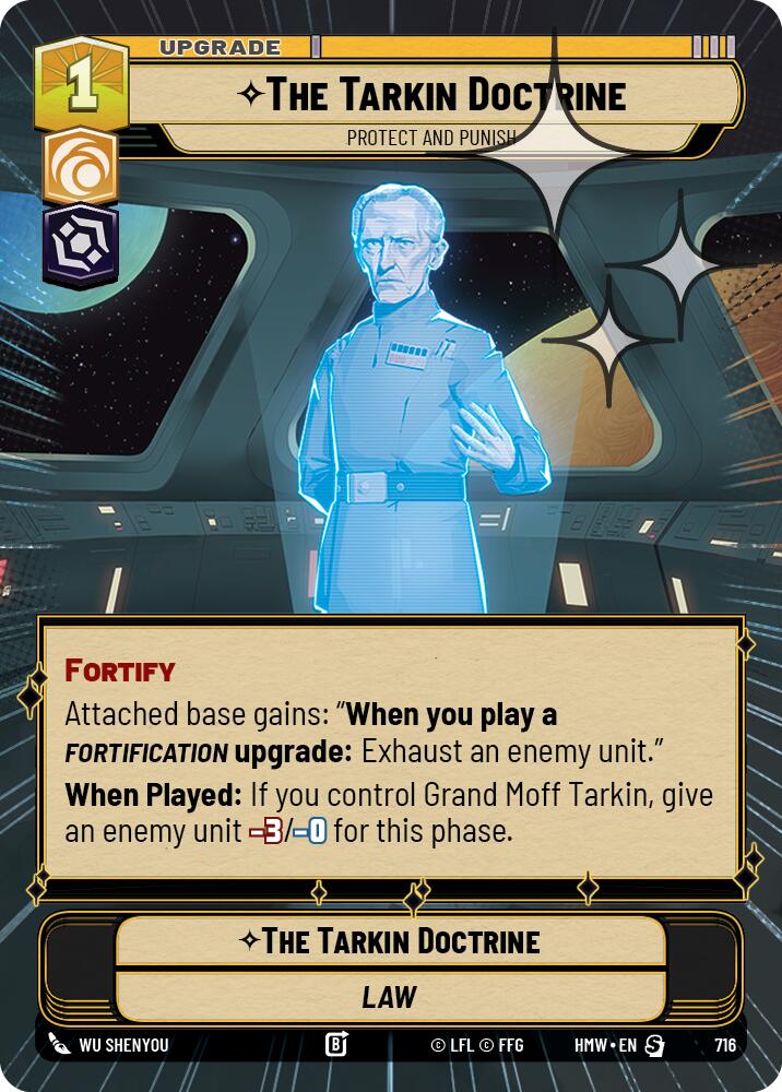 The Tarkin Doctrine - Protect and Punish (716) (Hyperspace Foil) (716) [Homeworlds]