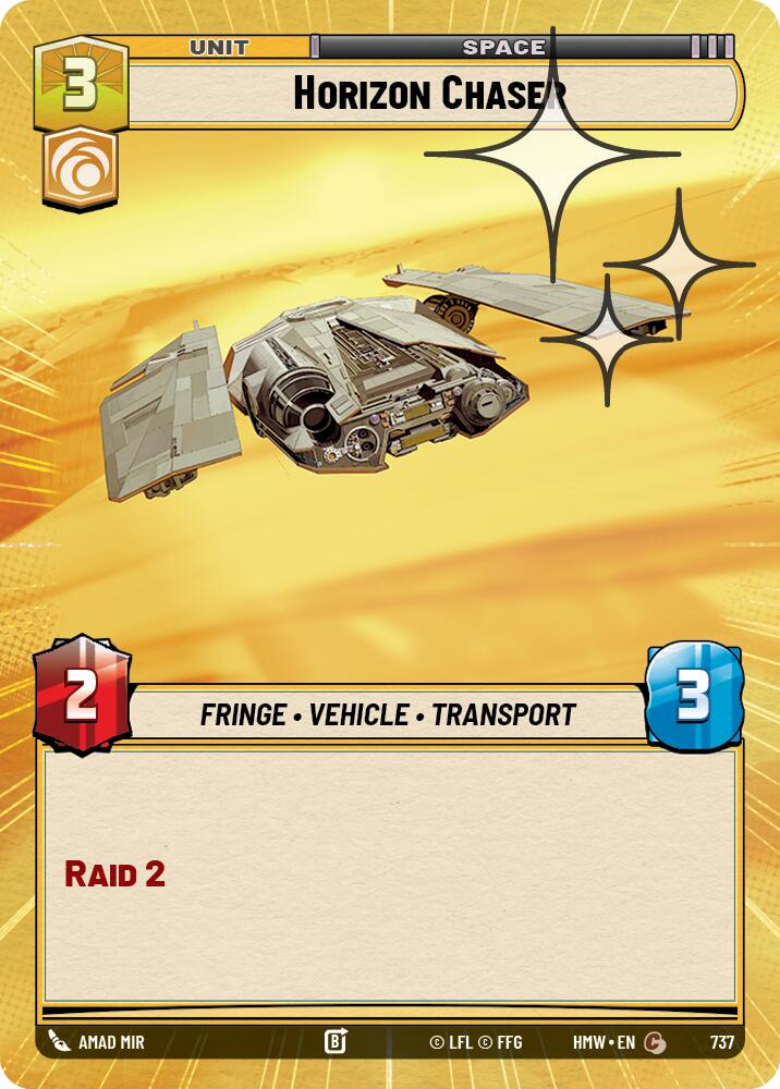 Horizon Chaser (737) (Hyperspace Foil) (737) [Homeworlds]