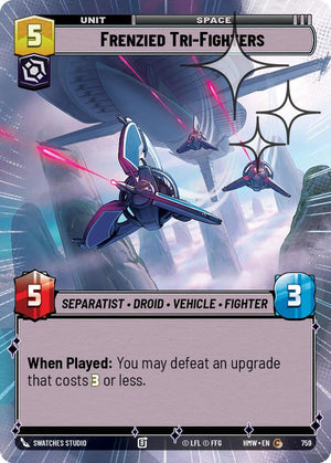 Frenzied Tri-Fighters (759) (Hyperspace Foil) (759) [Homeworlds]