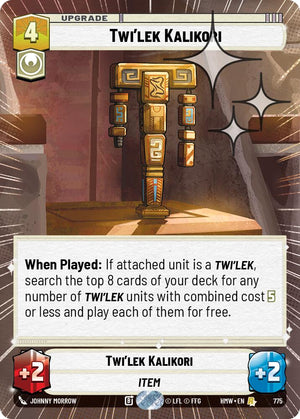 Twi'lek Kalikori (775) (Hyperspace Foil) (775) [Homeworlds]