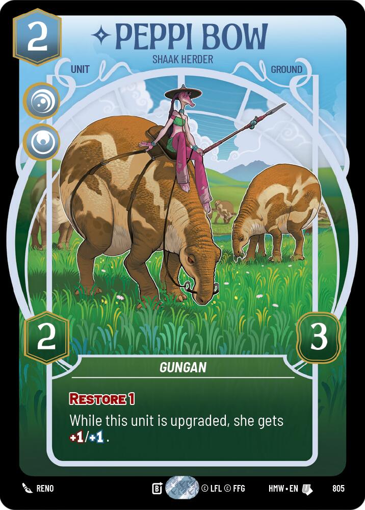 Peppi Bow - Shaak Herder (805) (Prestige) (805) [Homeworlds]