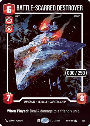 Battle-Scarred Destroyer (925) (Serialized) (925) [Homeworlds]