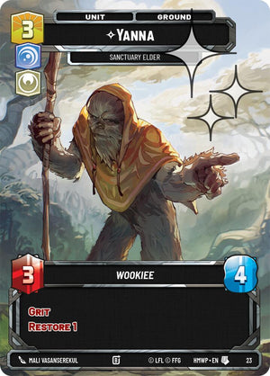 Yanna - Sanctuary Elder (23) (Foil) (23) [Homeworlds: Weekly Play]