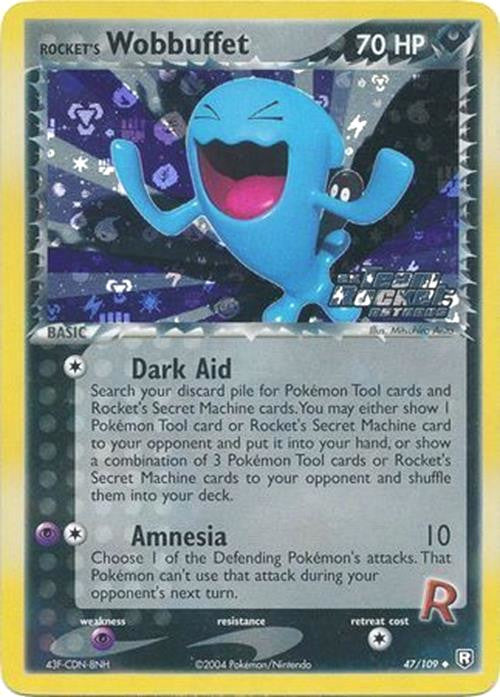 Rocket's Wobbuffet (47/109) (Stamped) [EX: Team Rocket Returns] 