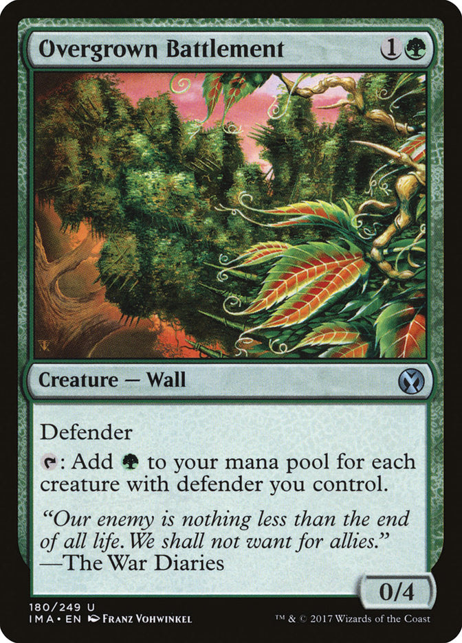 Overgrown Battlement [Iconic Masters] 