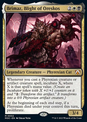 Brimaz, Blight of Oreskos [March of the Machine Commander] 
