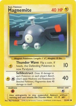 Magnemite (53/102) [Base Set Unlimited] 