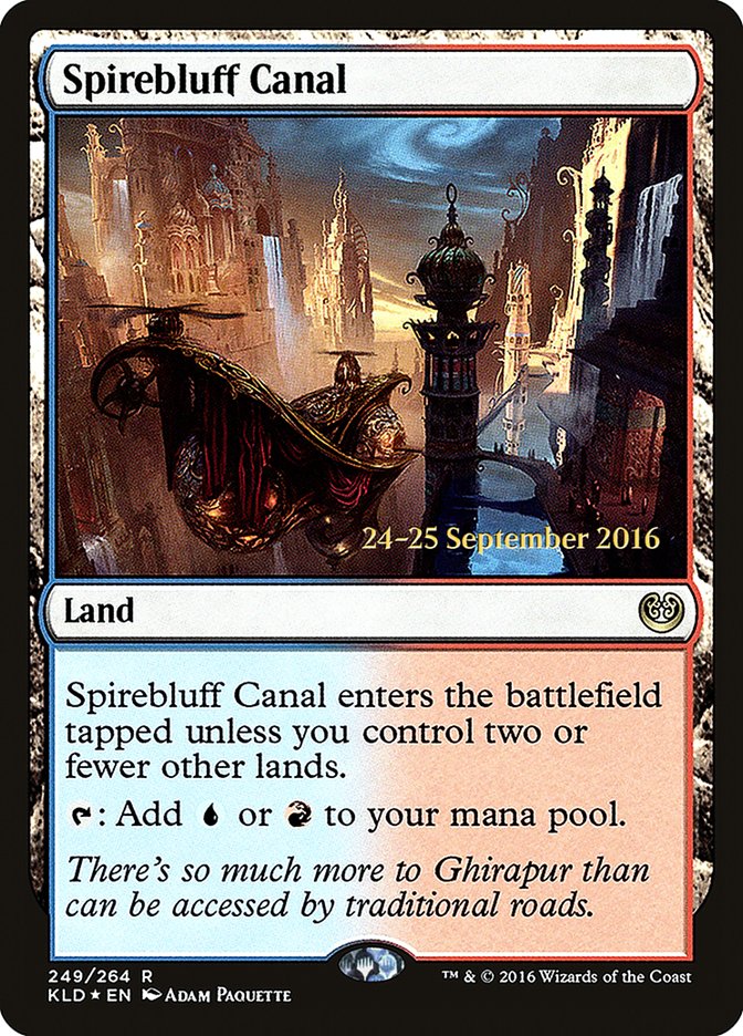 Spirebluff Canal [Kaladesh Prerelease Promos] 