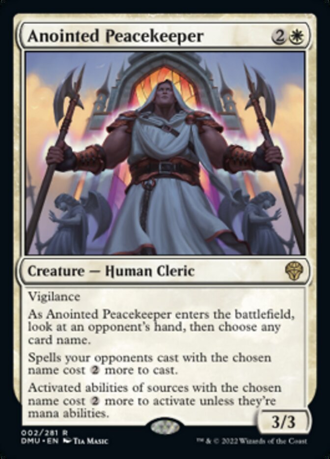 Anointed Peacekeeper [Dominaria United] 