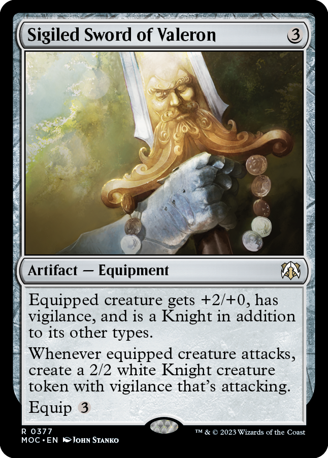 Sigiled Sword of Valeron [March of the Machine Commander] 