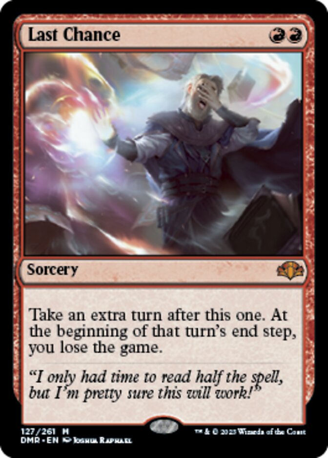 Last Chance [Dominaria Remastered] 