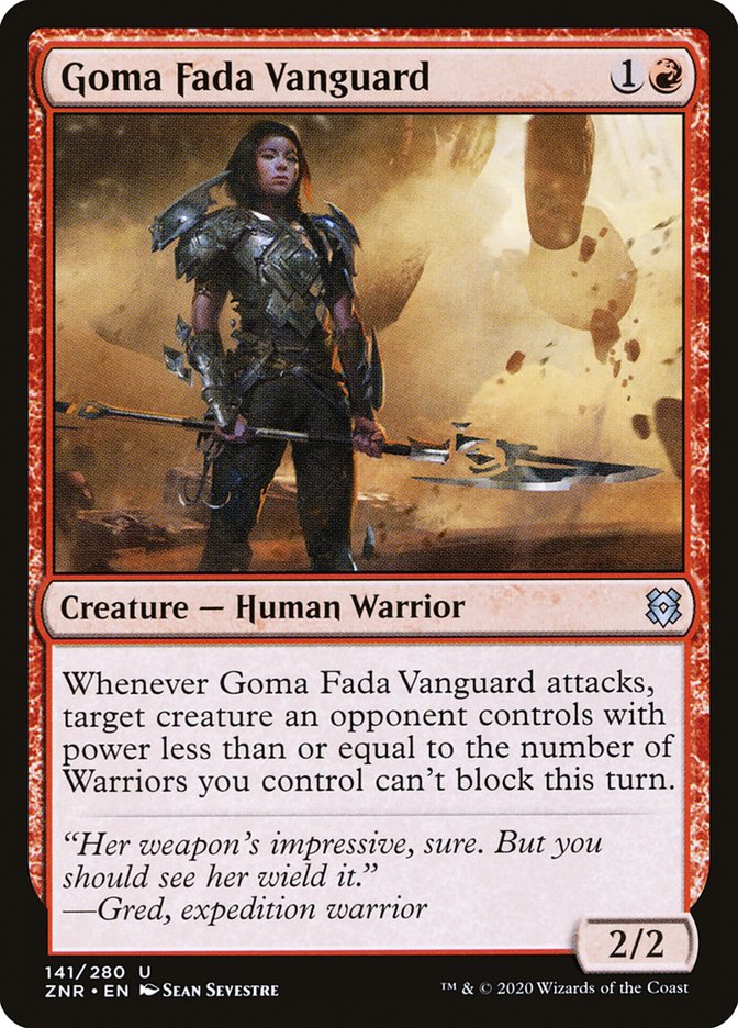 Goma Fada Vanguard [Zendikar Rising] 