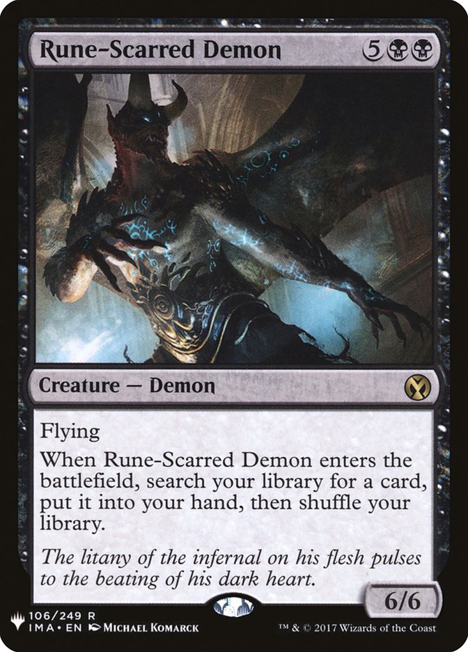 Rune-Scarred Demon [Mystery Booster] 