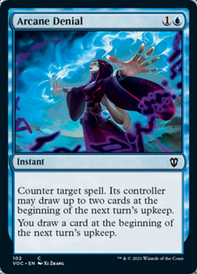 Arcane Denial [Innistrad: Crimson Vow Commander] 