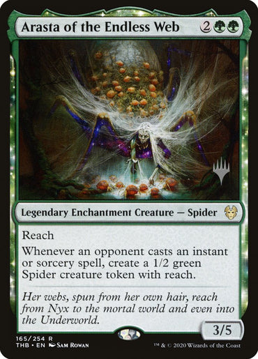 Arasta of the Endless Web (Promo Pack) [Theros Beyond Death Promos] 